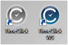 TimeClick server and workstation icons legacy TimeClick