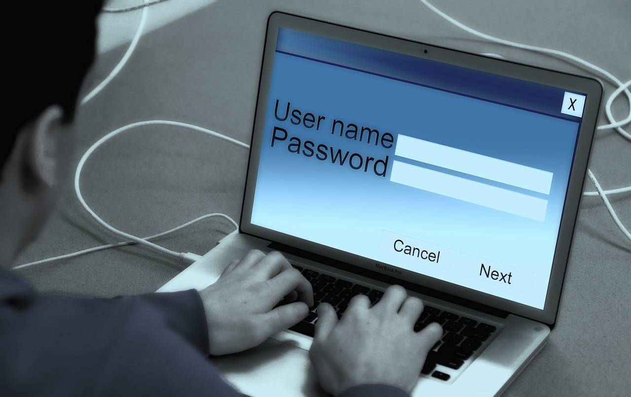 Enter username and password