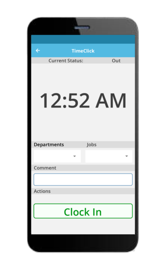 Free Time Clock App | Mobile Clock In | TimeClick Features - TimeClick