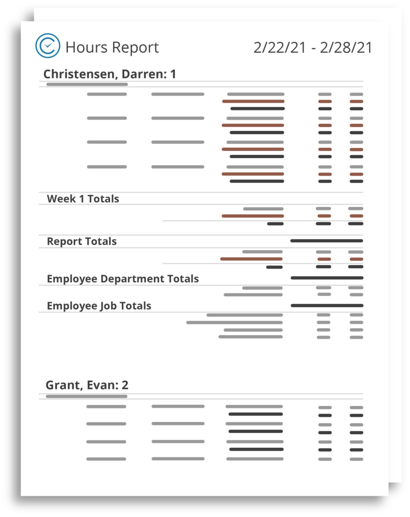 Timesheet Report