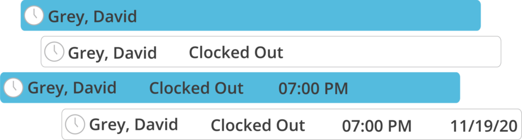 TimeClick - Employee Time Tracking - Customize Your Menu