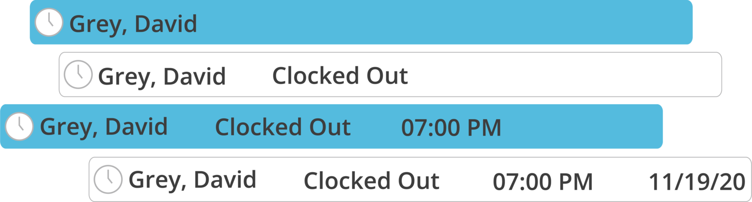 TimeClick - Employee Time Tracking - Customize Your Menu