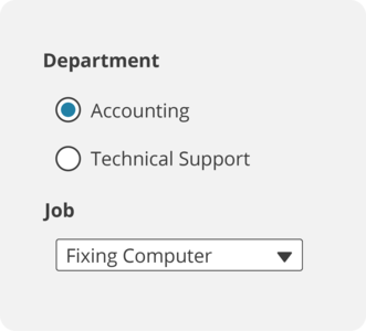 TimeClick - Job Tracking - Clock In with Department and Job