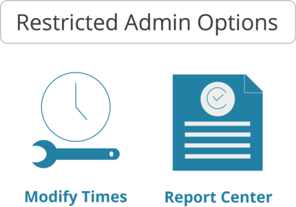 TimeClick - Job Tracking - Restricted Admin Options