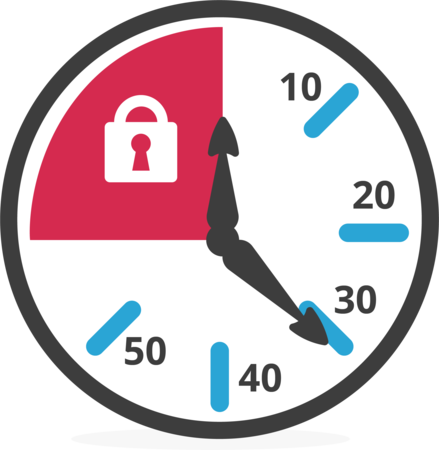 TimeClick - PTO Tracker - Accrued Time Cap Clock