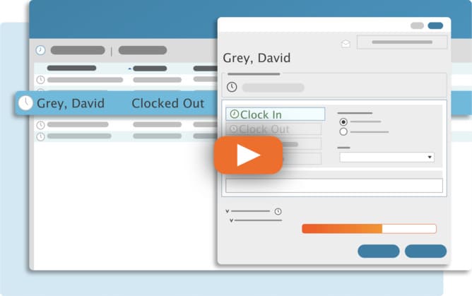 TimeClick - Time Clock Software - Clock In and Out Menu Video Thumbnail
