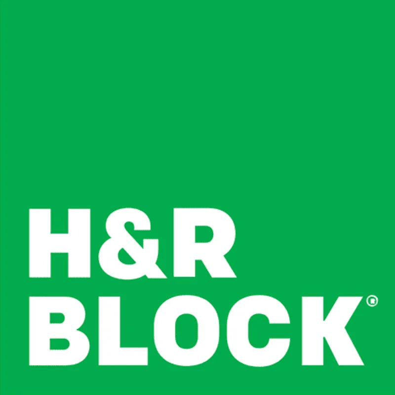 H&R Block Uses TimeClick for Workforce Timekeeping H&R Block logo — employee time tracking software for financial firms