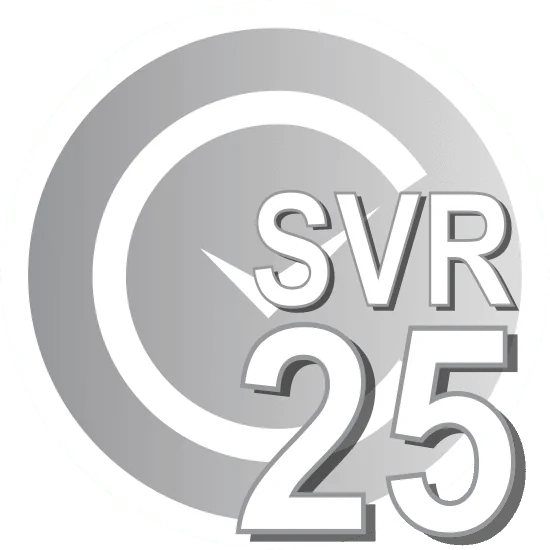 TimeClick 25 server icon showing SVR badge used to identify the computer running the TimeClick employee time tracking server.