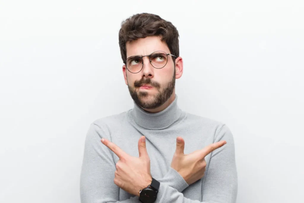 Manager thinking about payroll rounding rules and decimal time conversion policies